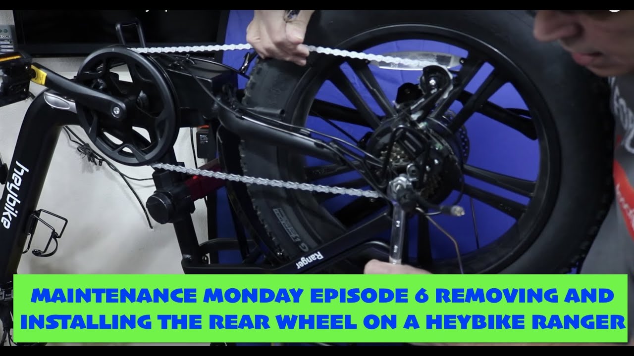 Rear Wheel Removal on an e-bike