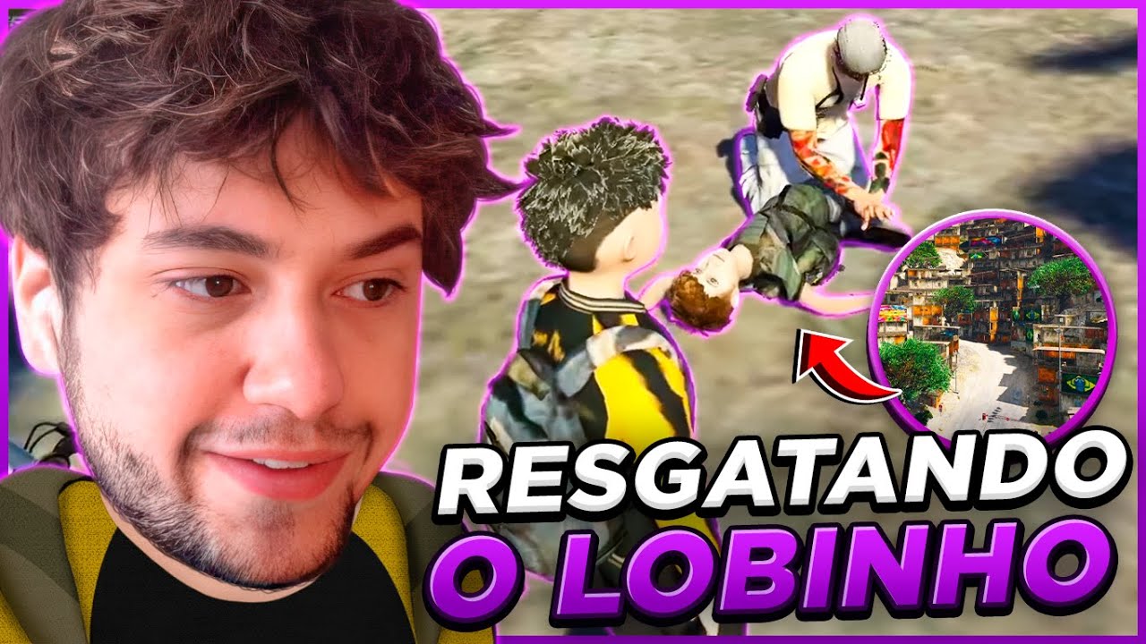 BRUNINHO TEVE QUE RESGATAR O LOBINHO NO MEIO DA FAVELA! - GTA RP