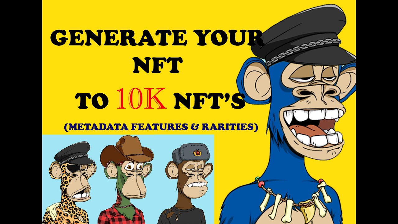 I Will Generate Your Nft Art Collection with Rarer Items for Opensea