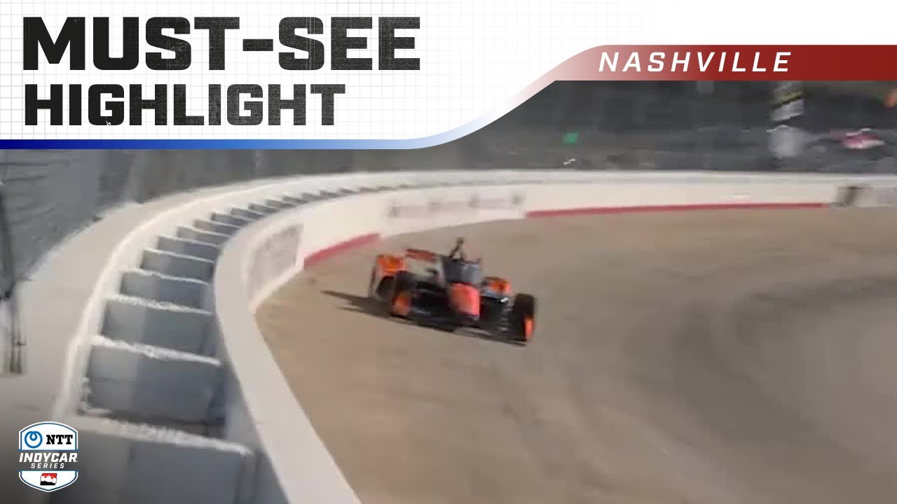Pato O&rsquo;Ward Makes INSANE Save in Final Practice | 2025 INDYCAR at Nashville
