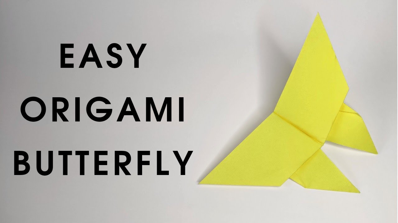 Easy origami BUTTERFLY | How to make a paper butterfly