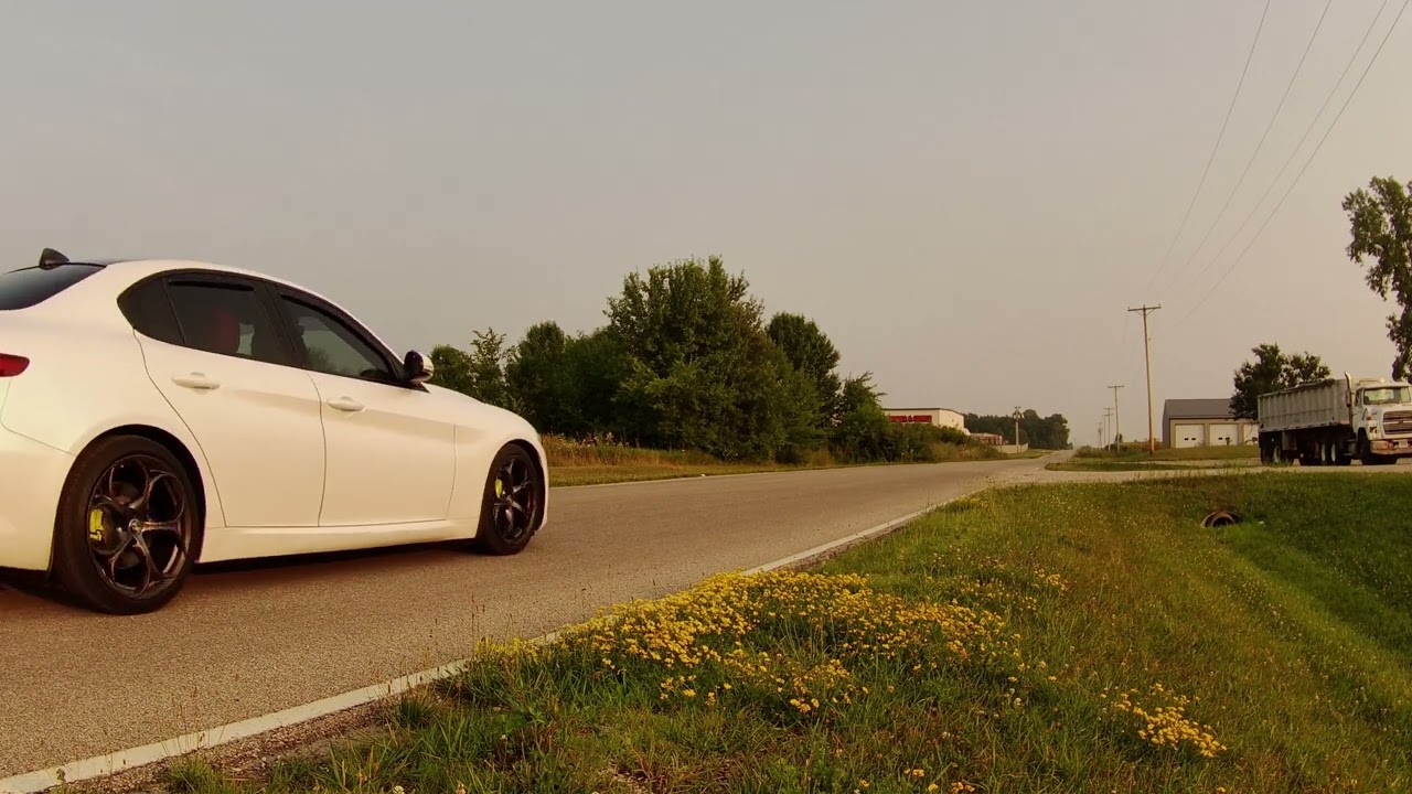 2020 Alfa Romeo Giulia Ti Sport Q4: AFE Mach Force XP Axle Back Exhaust Sounds