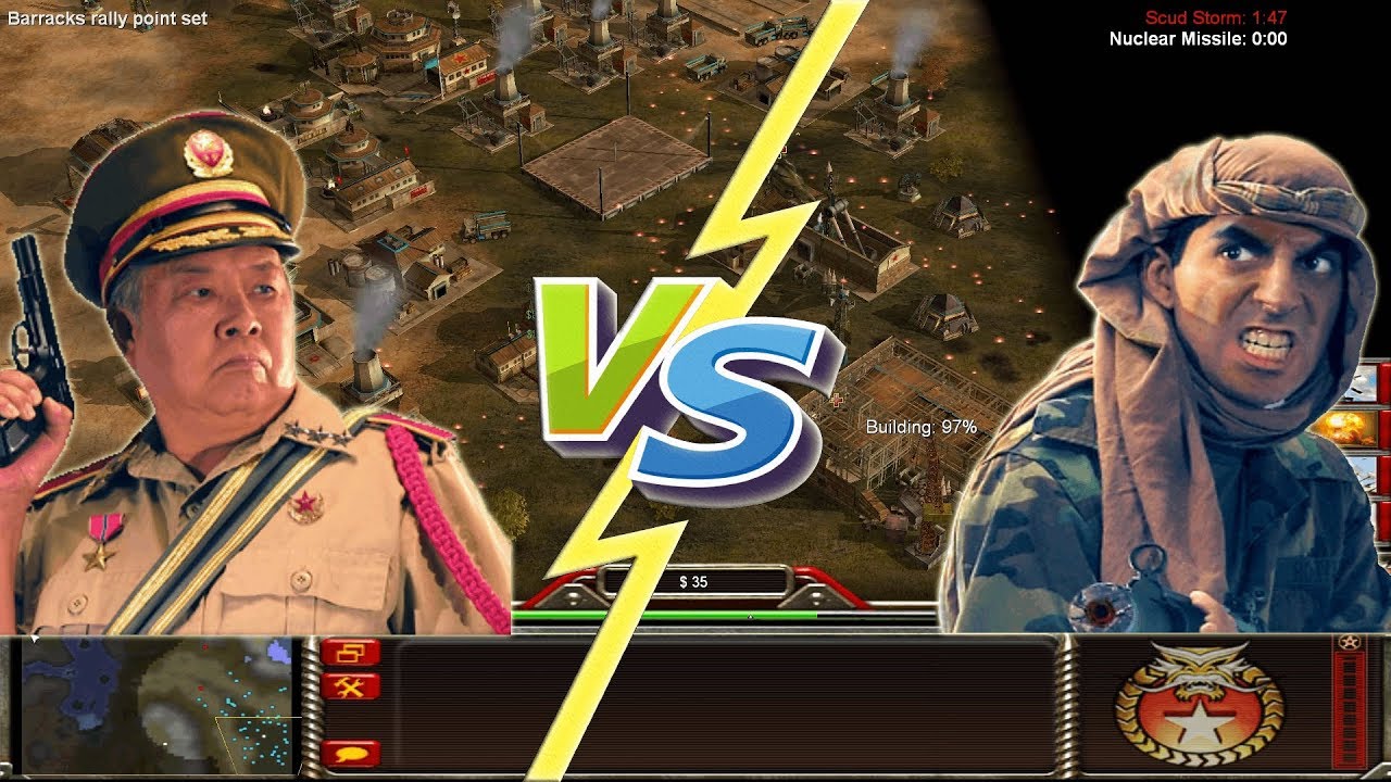 Generals Zero Hour - Challenge - General Fai vs Prince Kassad - Hard Difficulty