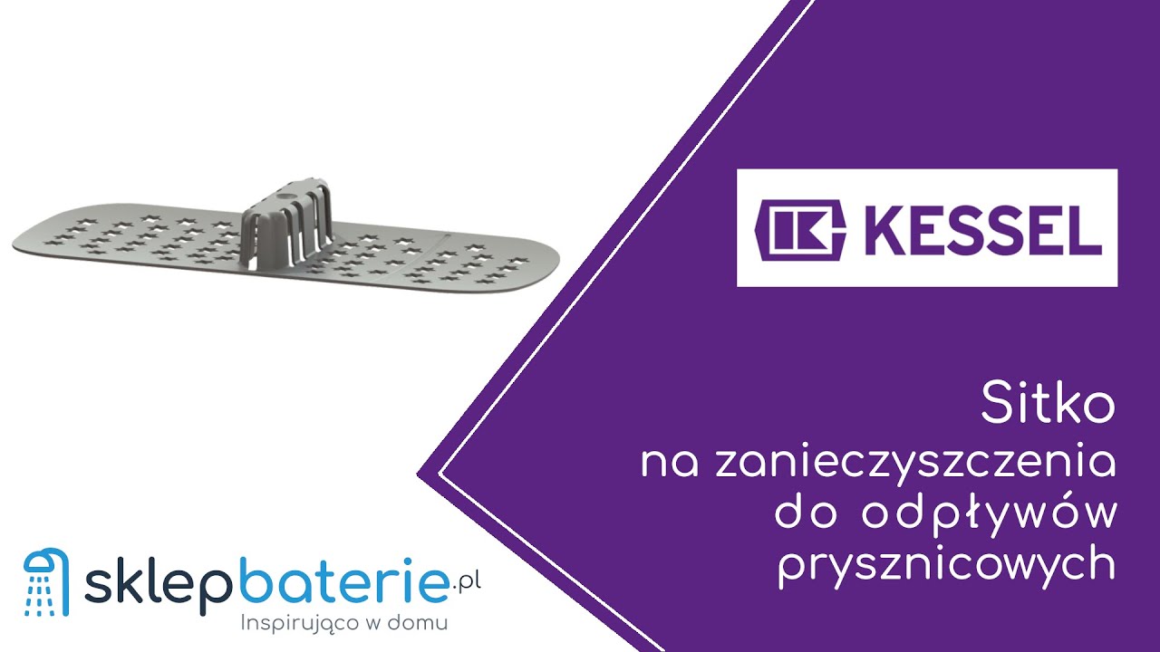 Kessel Sitko od odpływów prysznicowych Linearis Compact i Scada 48800 - SklepBaterie.pl