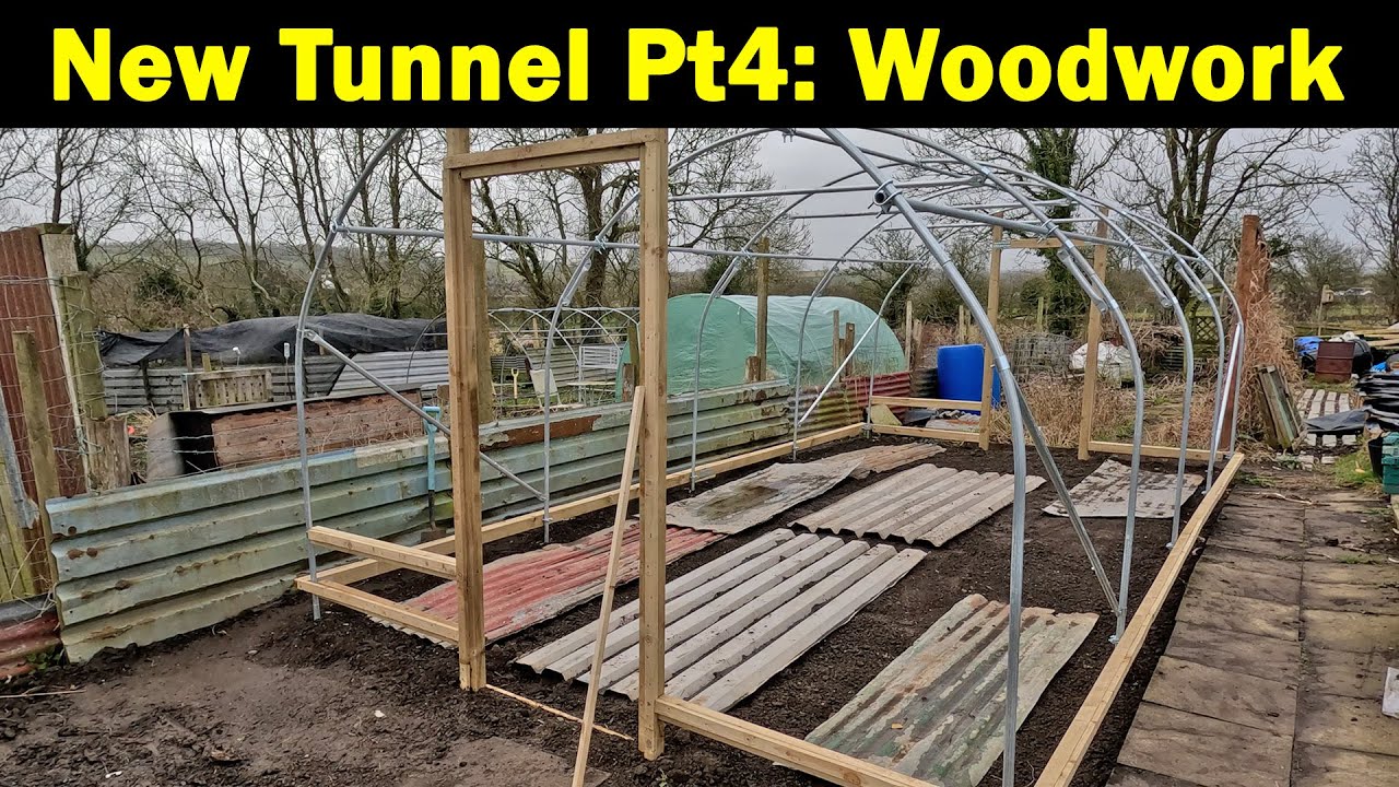 Fitting the woodwork | New Polytunnel Pt 4 | Tips and Tricks | Green Side Up