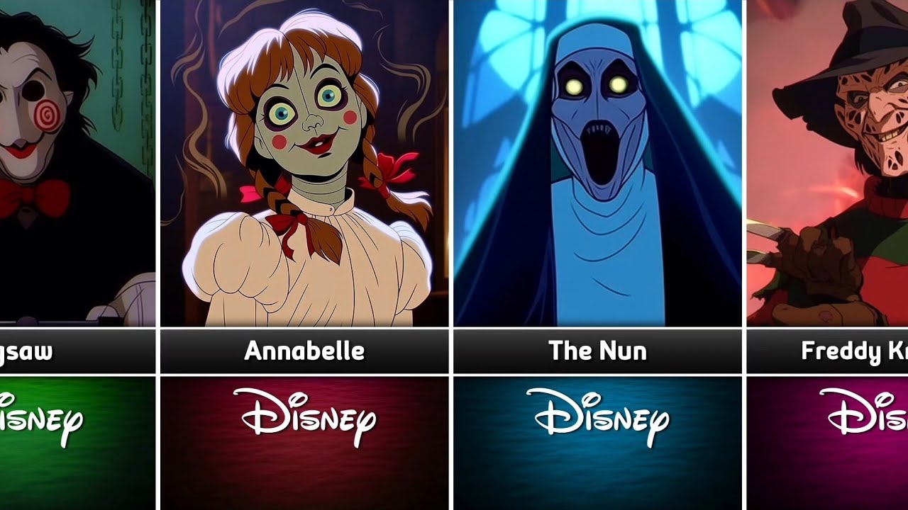 Disney Version of Horror Icons | Disney