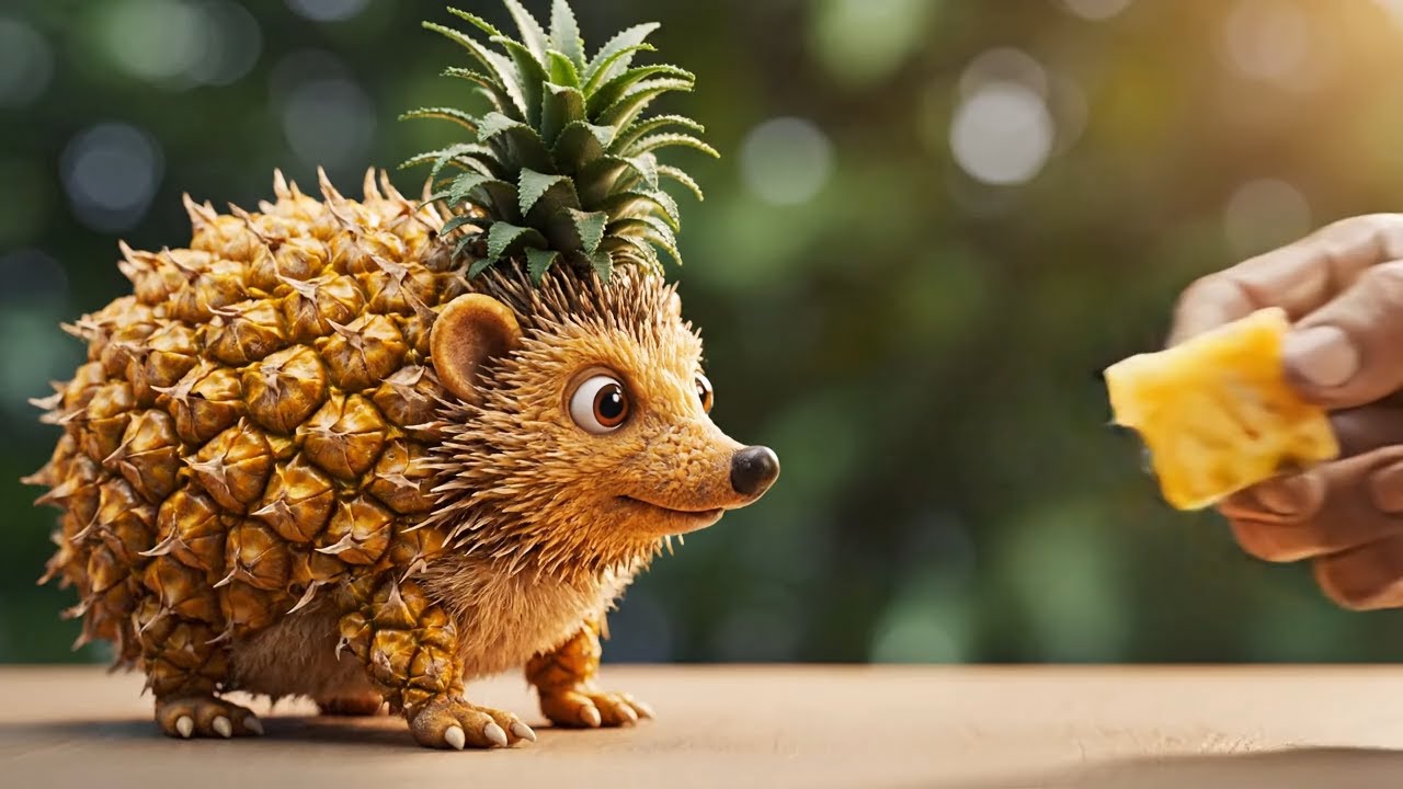 Hyper-Realistic Fruit Characters Eating | Adorably Oddly Satisfying ASMR