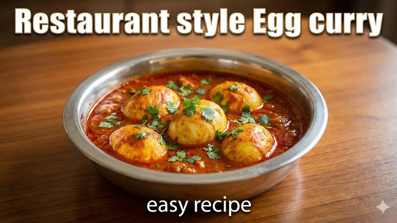 Egg masala curry restaurant style recipe || రెస్టారెంట్ స్టైల్ కోడిగుడ్డు  మసాలా కర్రి || 