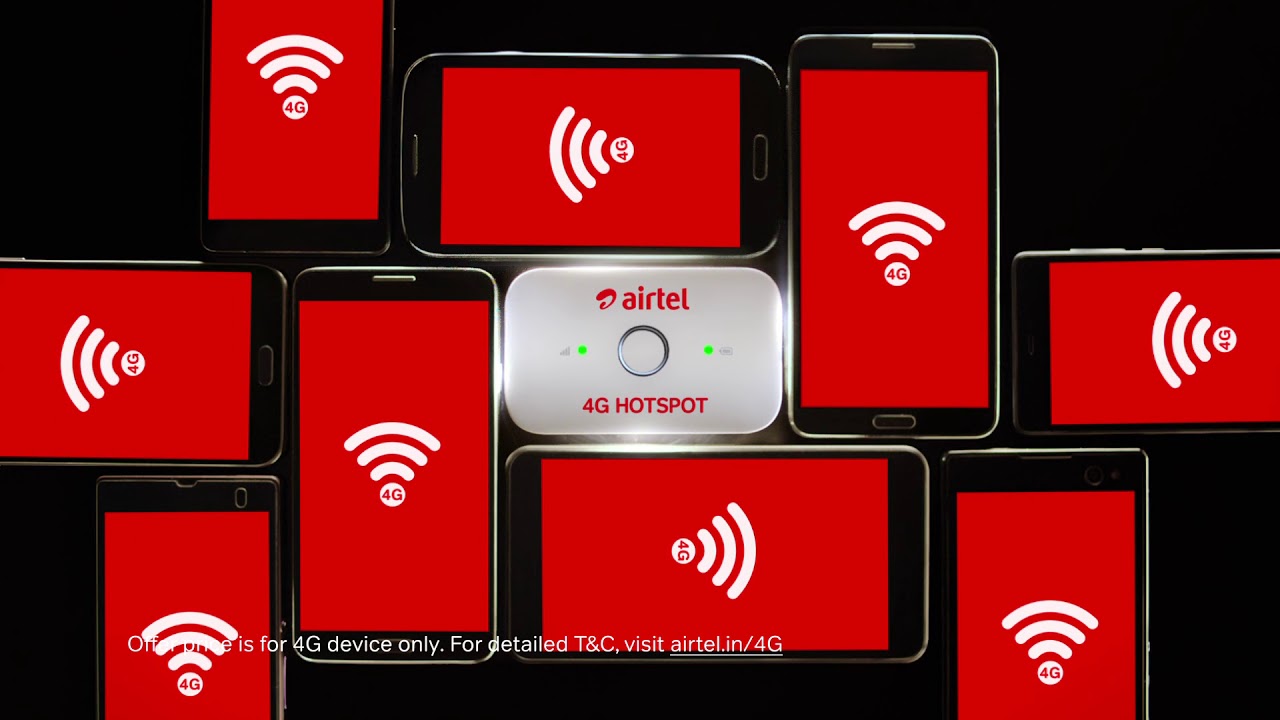 Airtel 4G Hotspot - Get 4G Speeds on all your devices