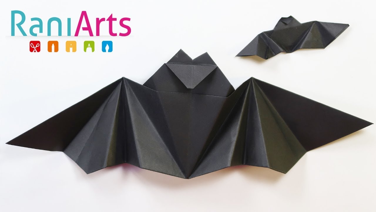 MURCIÉLAGO ORIGAMI FÁCIL - EASY ORIGAMI BAT
