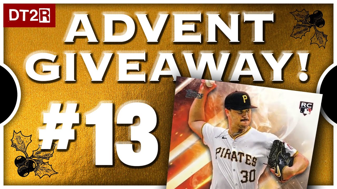GIVEAWAY DAY 13! 🌶️ Advent 2025 — Paul Skenes HOT Rookie Card!