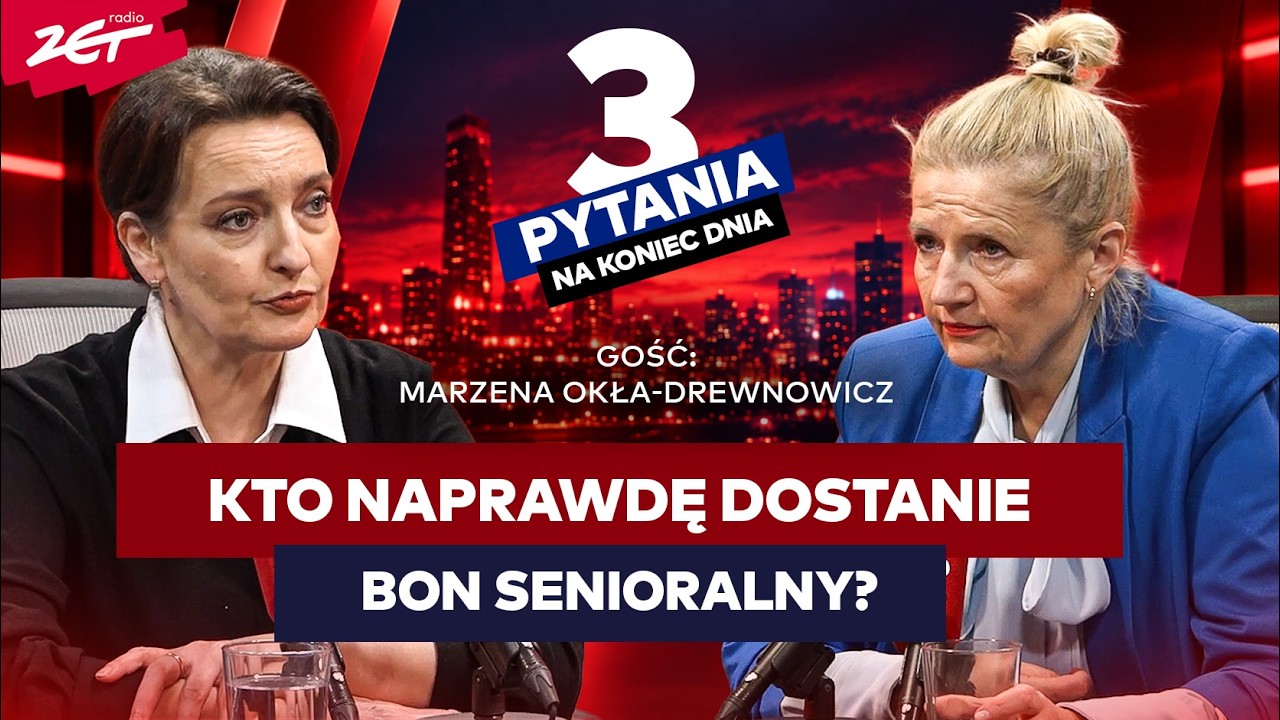 Trzy pytania na koniec dnia - Marzena Okła-Drewnowicz