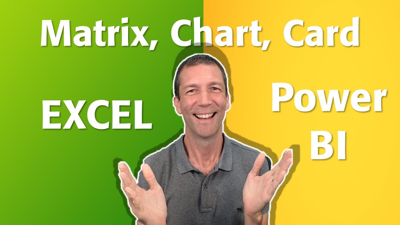 Beginners Guide - Building visuals in Excel and Power BI quick comparison