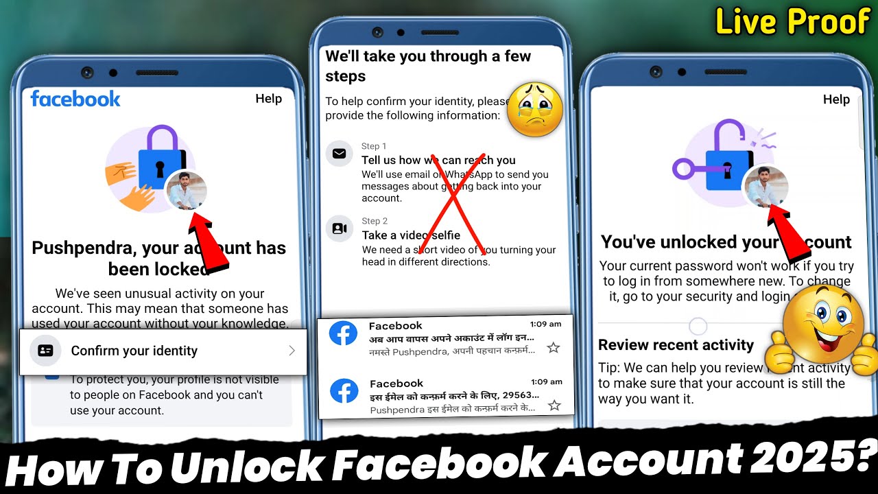 How to unlock Facebook account 2025? | Facebook Account Locked How To Unlock? | Facebook ID Unlock