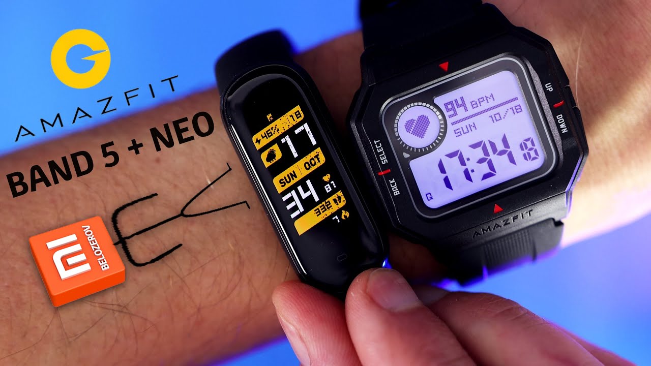XIAOMI в НОКАУТЕ!?  AMAZFIT BAND 5 и AMAZFIT Neo на ринге + КОНКУРС