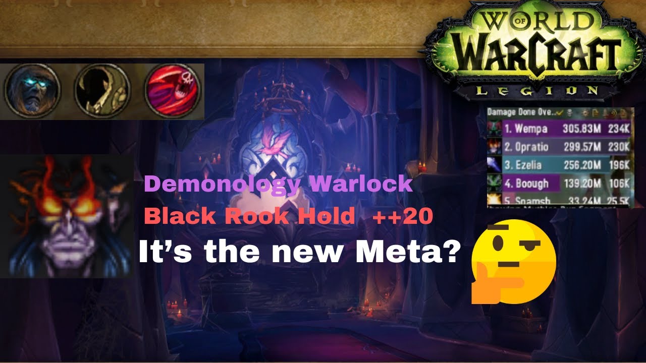 Demonology Warlock I Black Rook Hold ++20 I DF 10.2