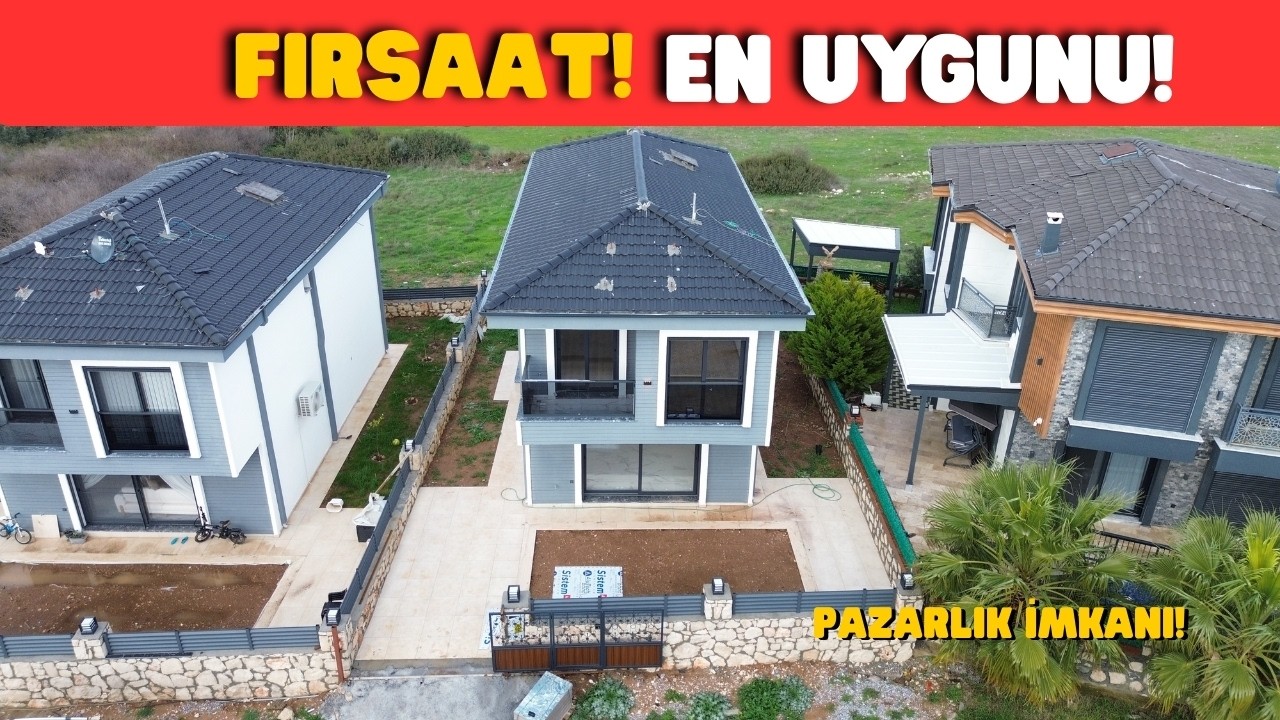 EN UYGUN MÜSTAKİL VİLLA! HİSAR MAHALLESİNDE 3+1 AYRI MUTFAK VİLLA! - V126