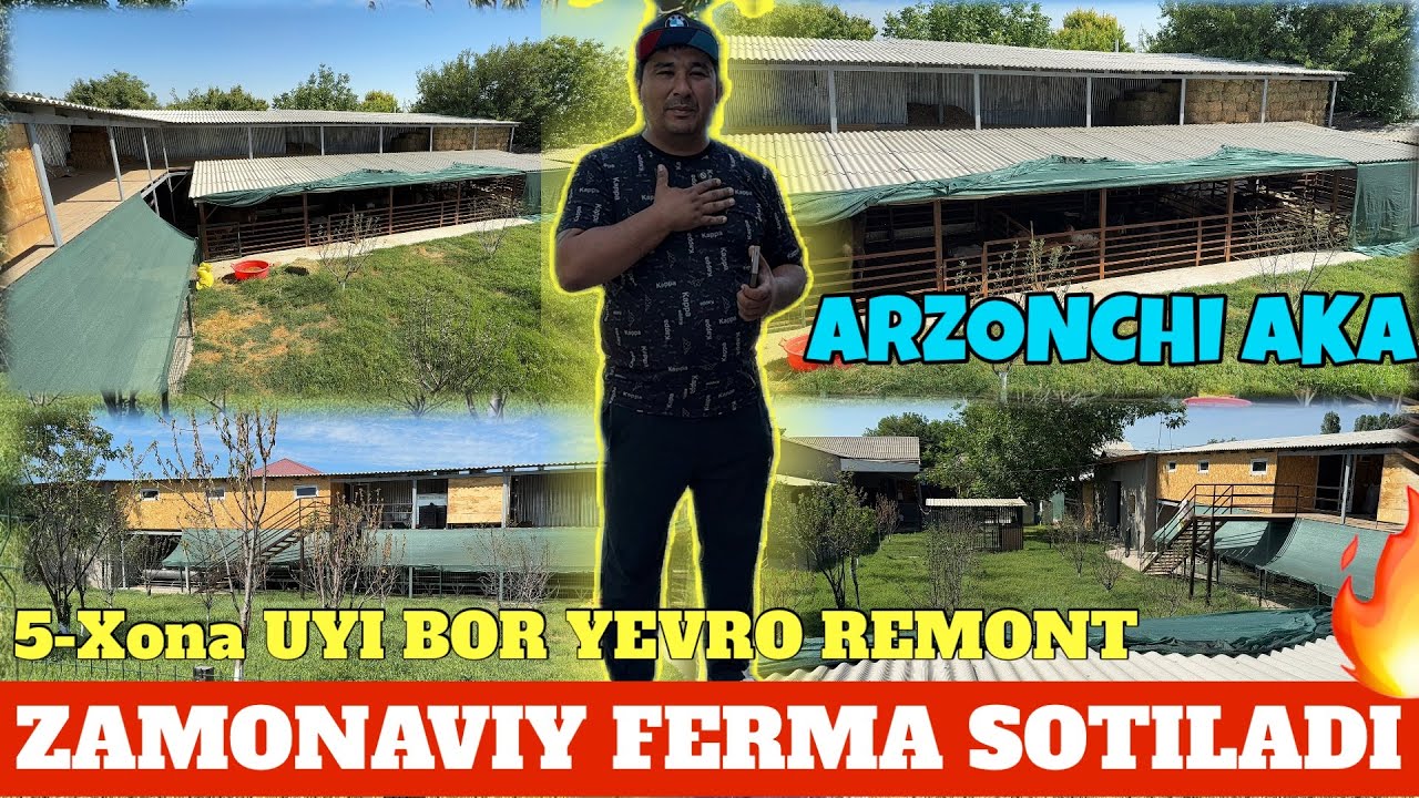 5 - XONA UYI YEVRO REMONT LYUKS FERMA SOTILADI TOSHKENT YANGIYO'LDA ARZONCHI AKA DODASINI FERMASI