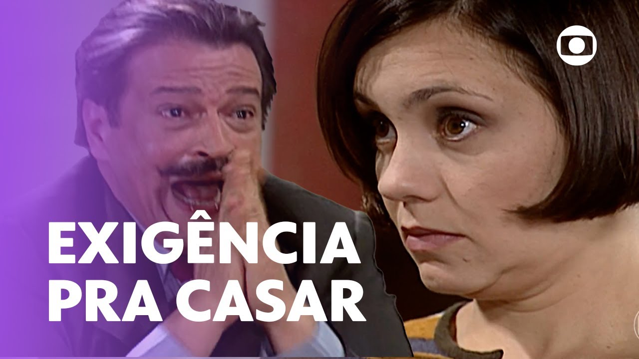 Catarina avisa ao pai que vai casar mas tem um pedido especial! 😅 | O Cravo e a Rosa | TV Globo