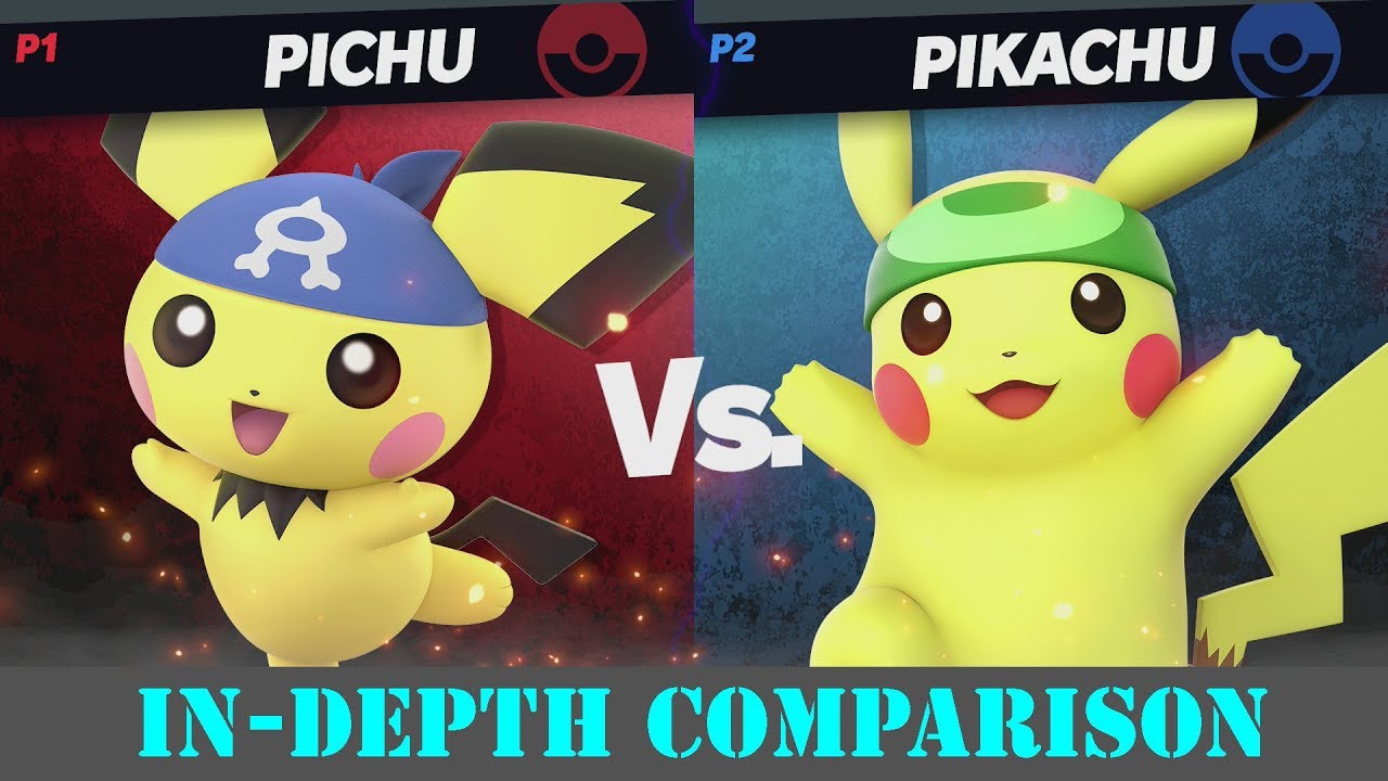 Pichu vs Pikachu In-Depth Comparison (Super Smash Bros. Ultimate)