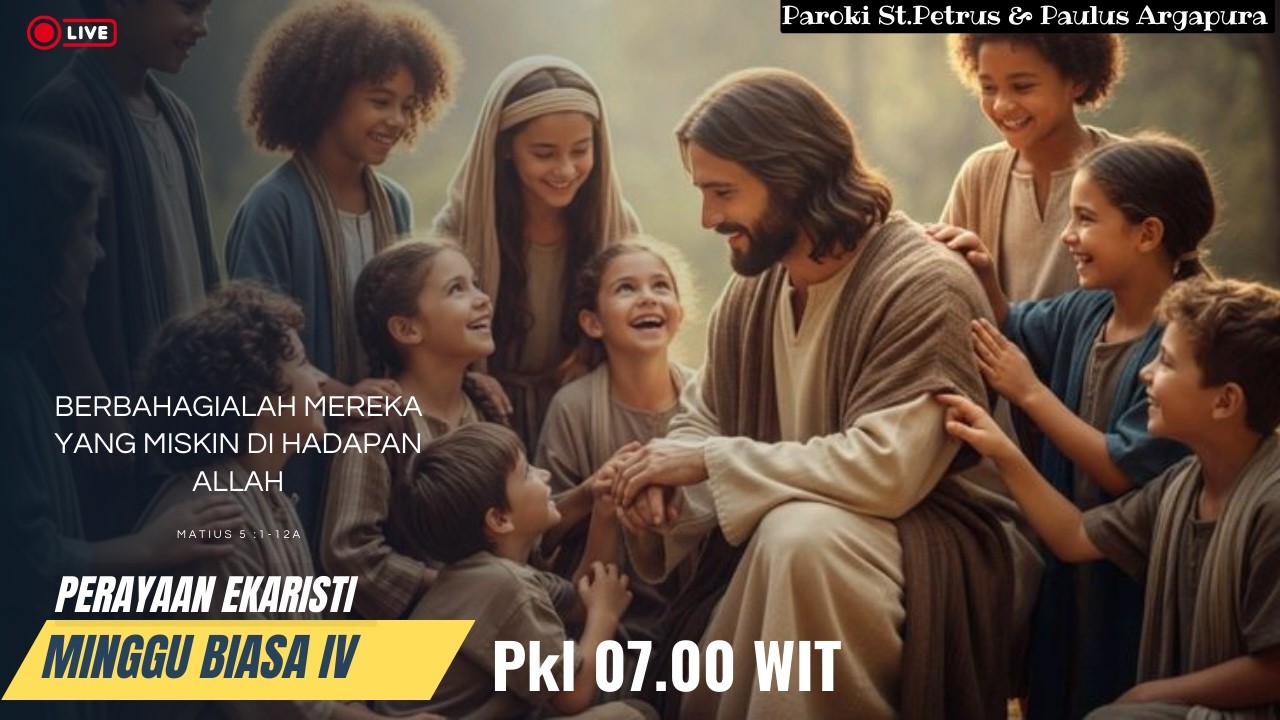 Live Misa II Hari Minggu Biasa yang ke-IV, Paroki St. Petrus dan Paulus Argapura