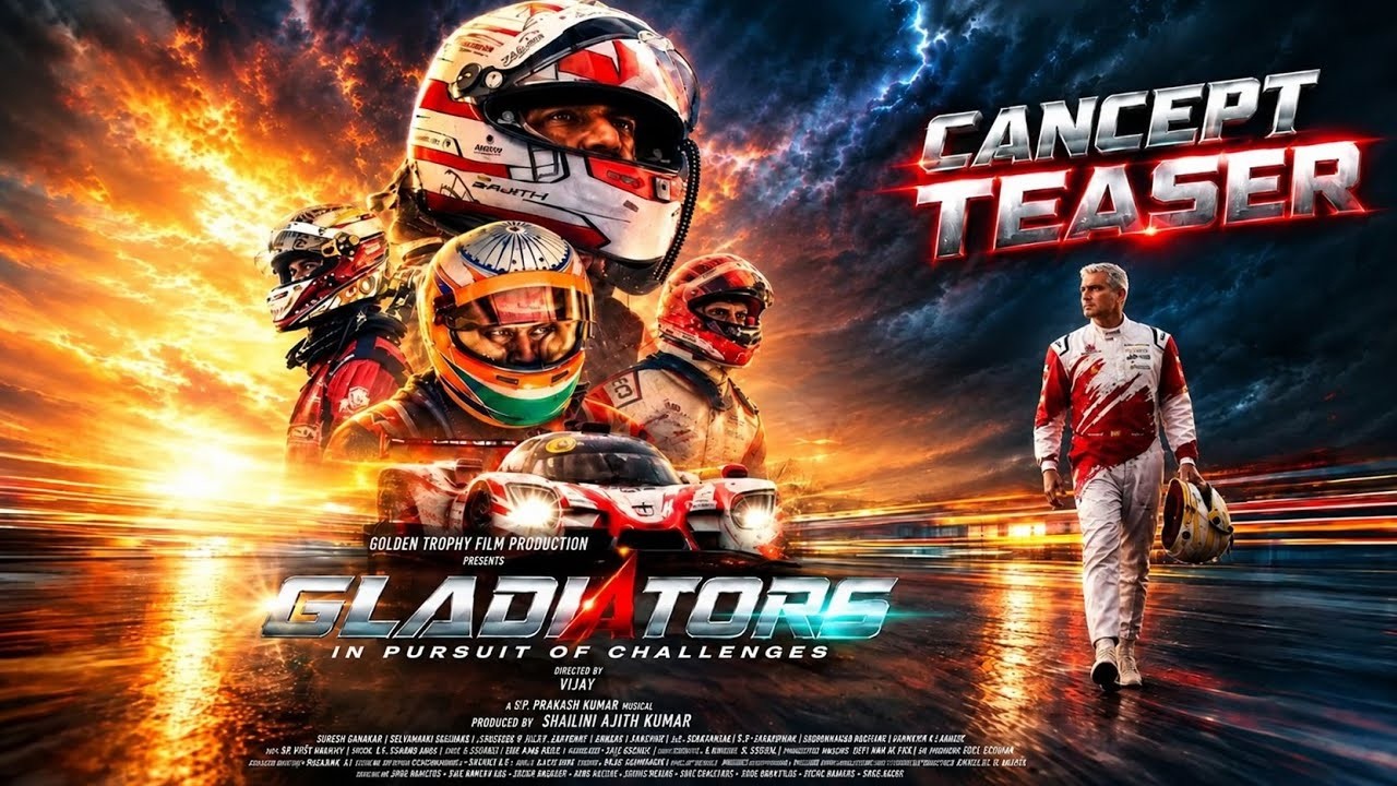 Ajith Kumar Gladiator Trailer  Ajith Racing  Premier Trailer  Gladiator Tamil