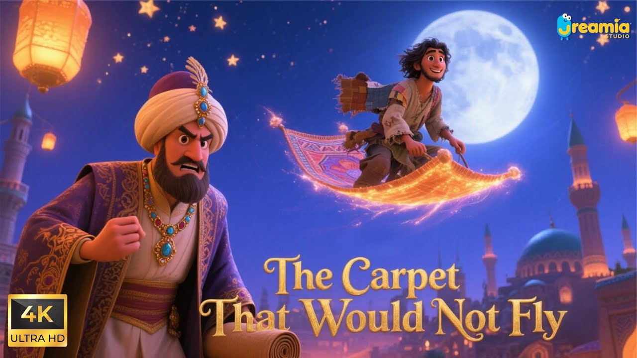 The Carpet That Would Not Fly | Short Animated Story | Arabian Nights Tale