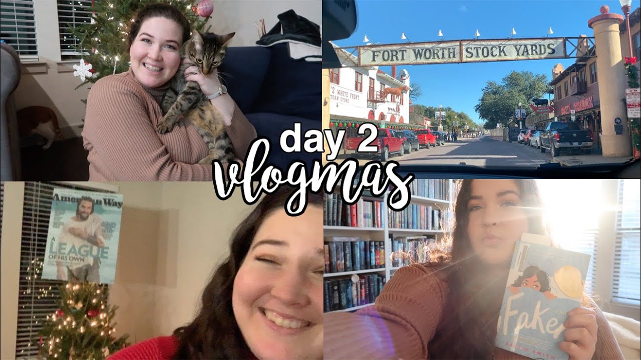 adventures at work & december tbr | vlogmas 02