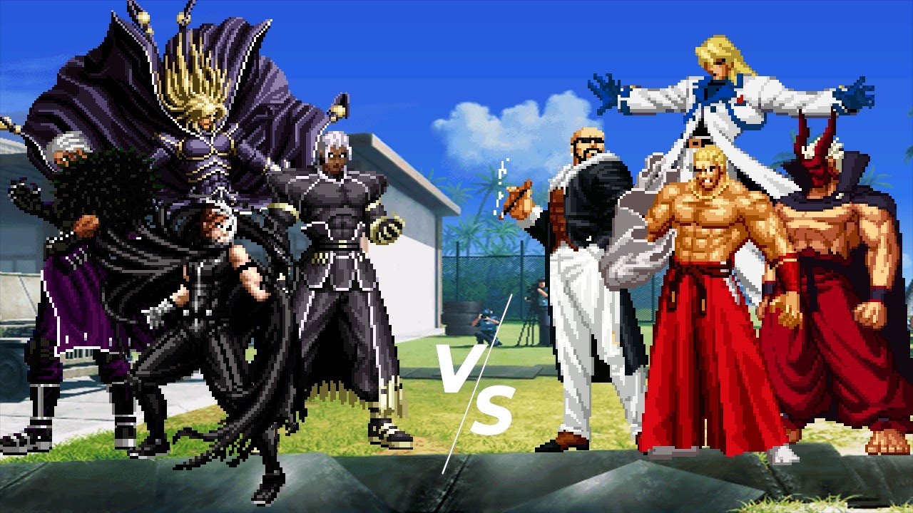 NESTS Team vs South Town Team [Kof2002 Mugen]