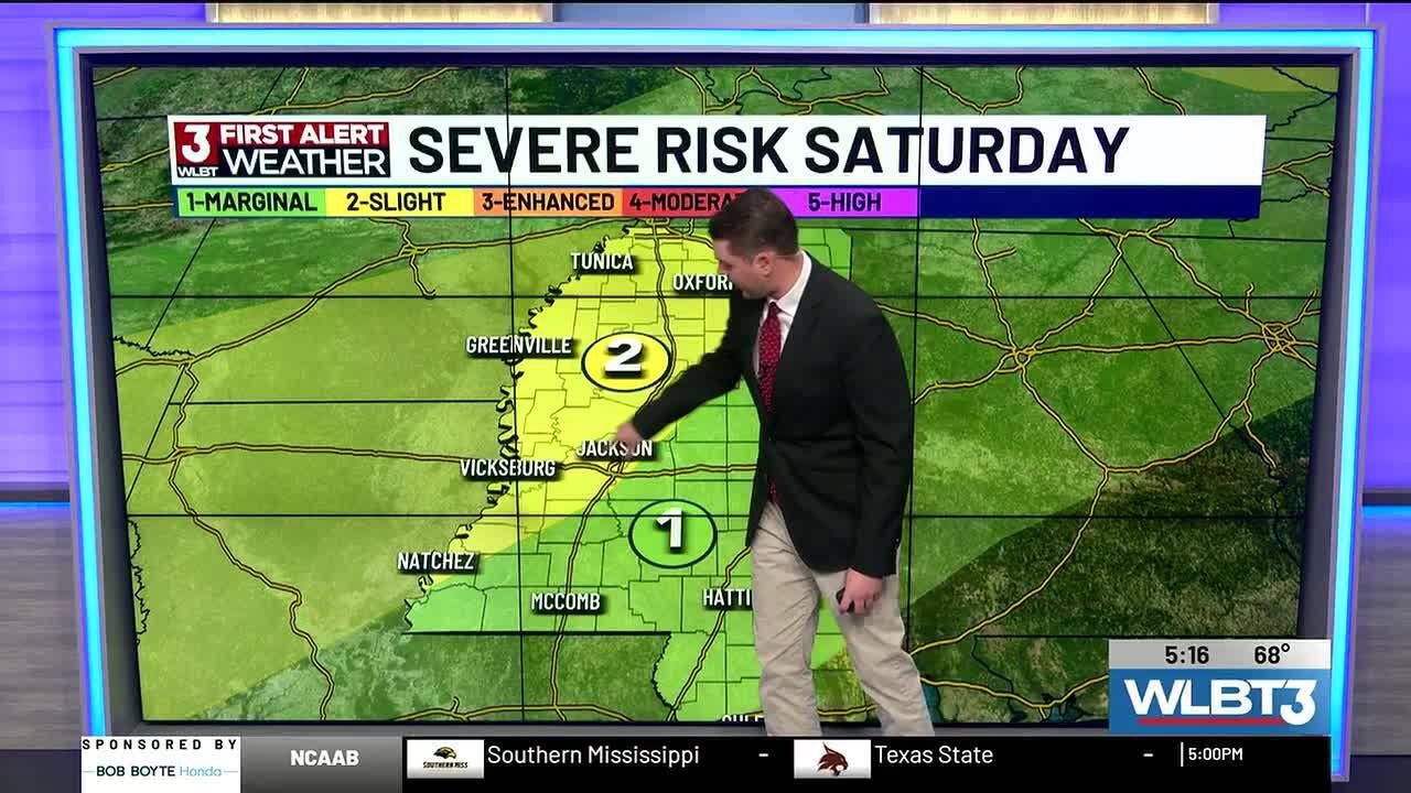 WLBT First Alert Weather Day update with Chase Franks