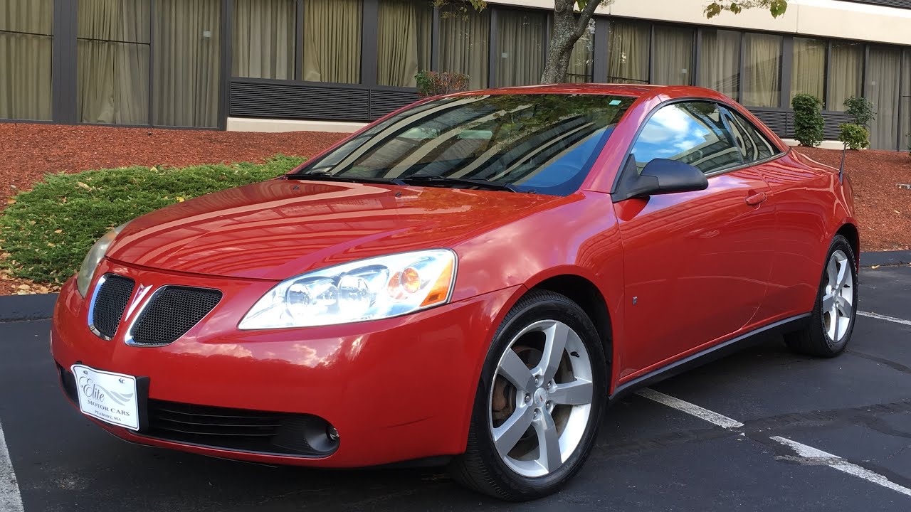 2007 Pontiac G6 GT Hardtop Convertible Rare. Elite Motor Cars Peabody MA #Pontiac