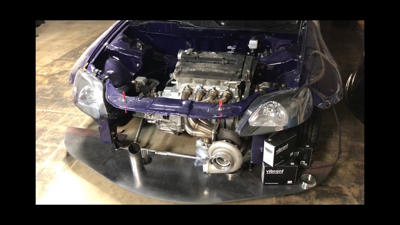 Custom Turbo Kit build SFWD Civic!