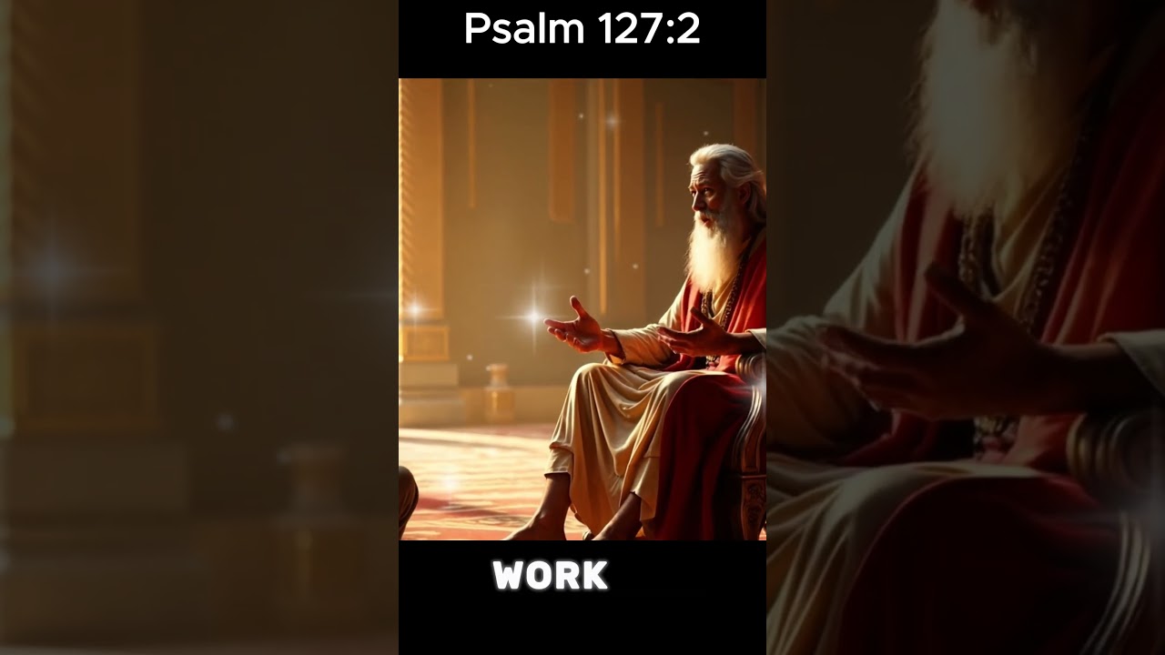 LEARNING SCRIPTURE FAST!!! Psalm 127:2!!