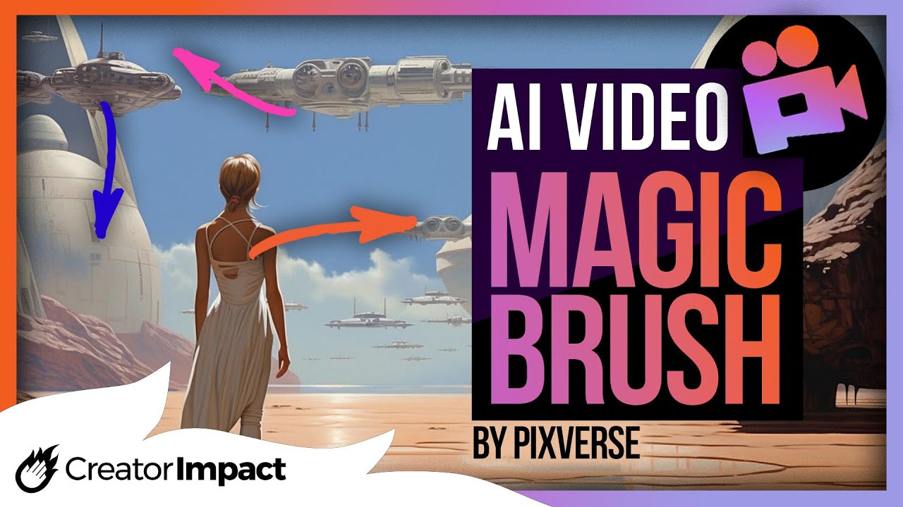 Control your AI VIDEO with Magic Brush by Pixverse!