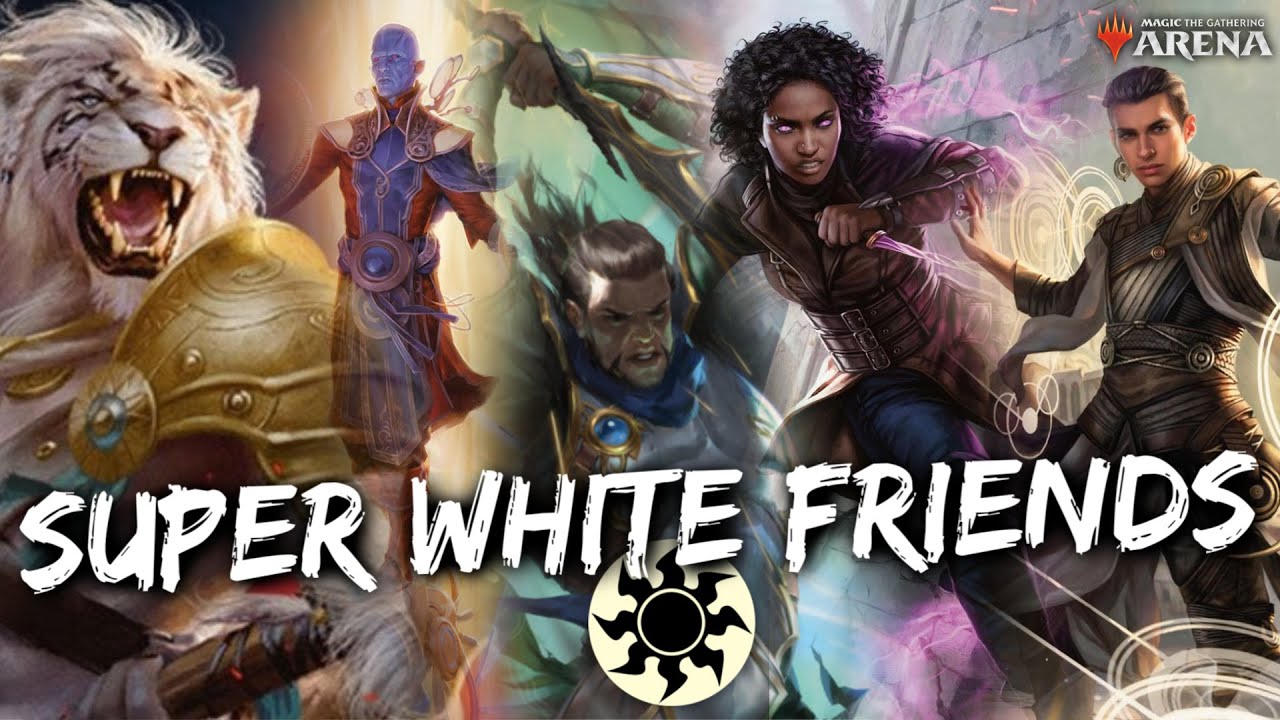 SUPER WHITE FRIENDS (Standard) [MTG Arena] | Mono-White Planeswalker Tribal Deck in ELD Standard