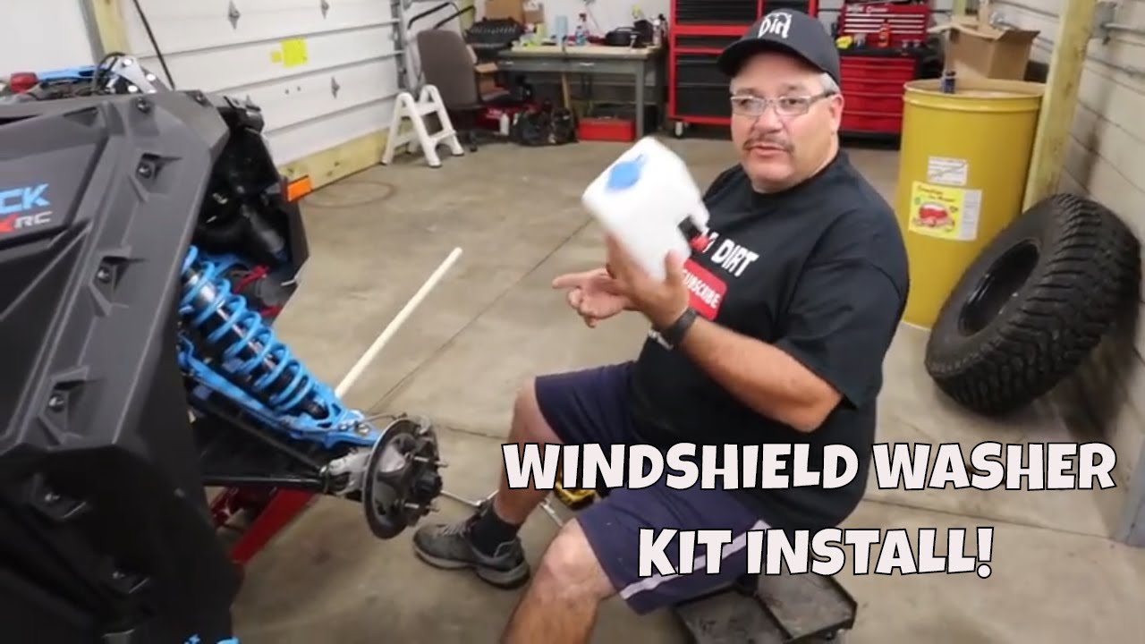 How to Install a Windshield Washer Kit on a Can-Am X3 64 inch RC, Base