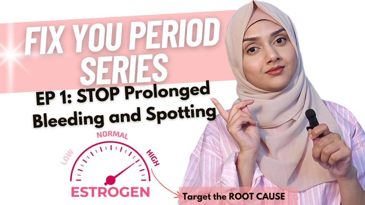 How to Stop Prolonged Bleeding and Spotting Naturally with PCOS | Balance Estrogen and Progesterone