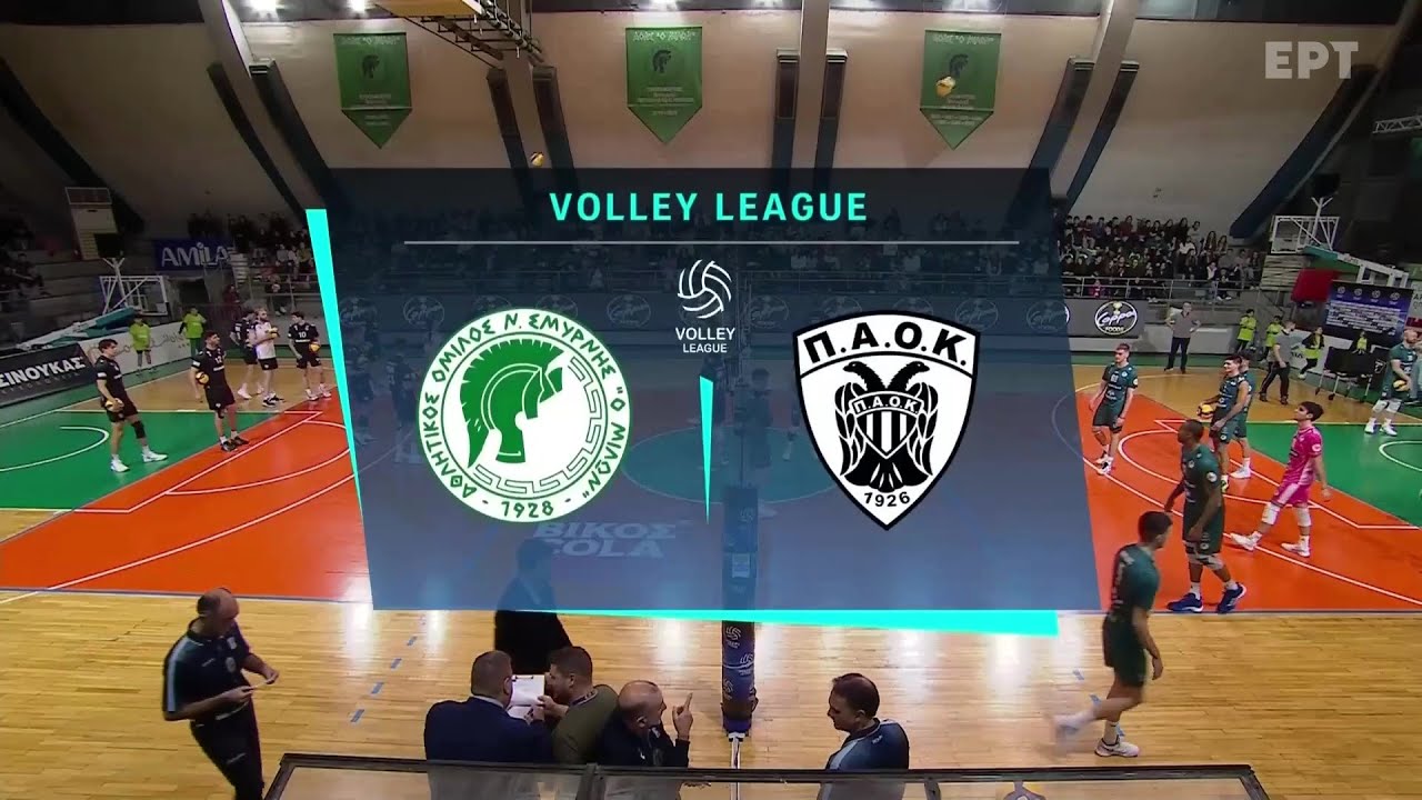 Volley League | Α.Ο.Ν.Σ. Μίλων - Π.Α.Ο.Κ. | 12η Αγωνιστική | Αγώνας