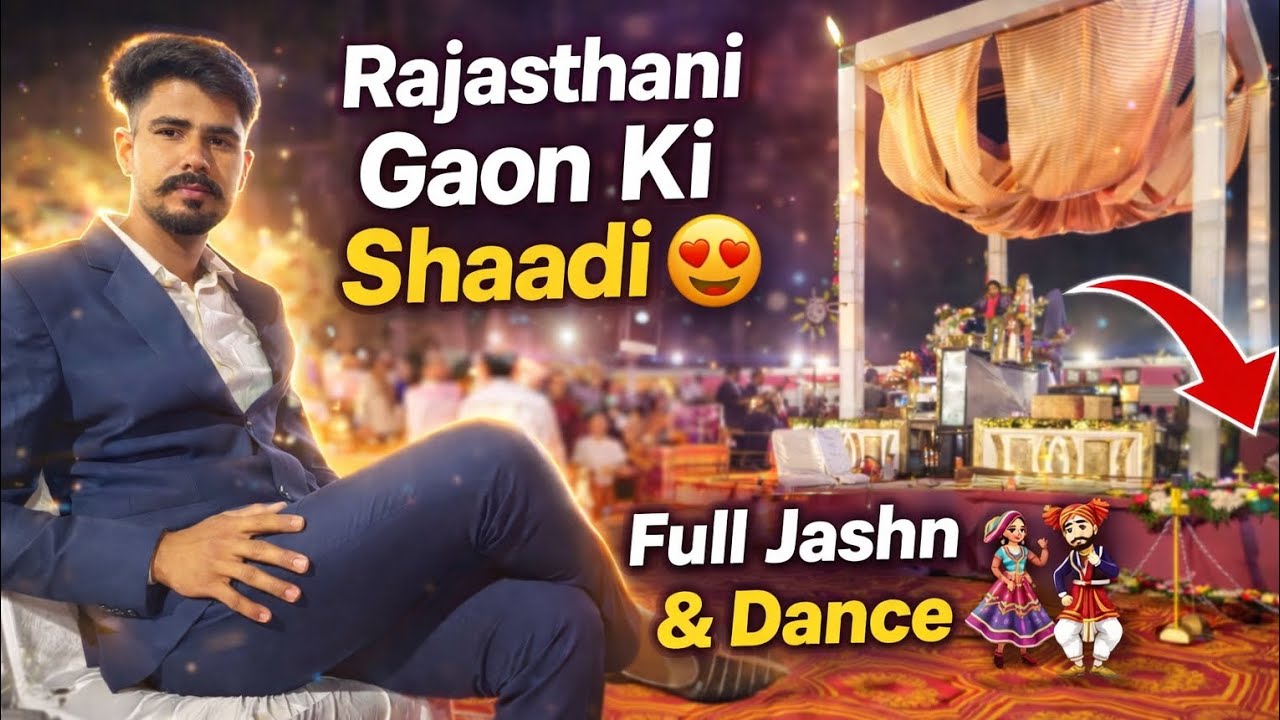 Village Wedding Vlog ❤️ | Dance, Decoration & Full Fun | Karan Jangid 