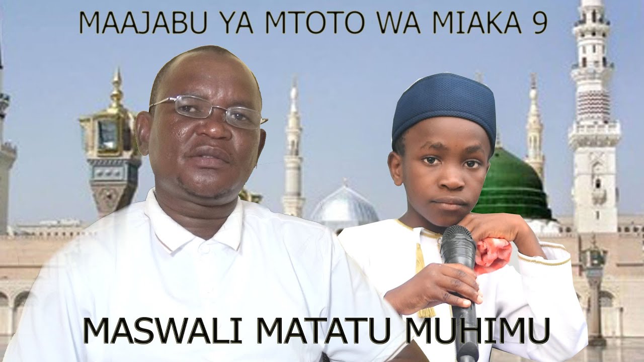 MAZITO YASEMWA NA MTOTO WA MIAKA 9 WAKIWA NA USTADH SHAFII NDANI YA STUDIO-SAFARI YA UMAUTI