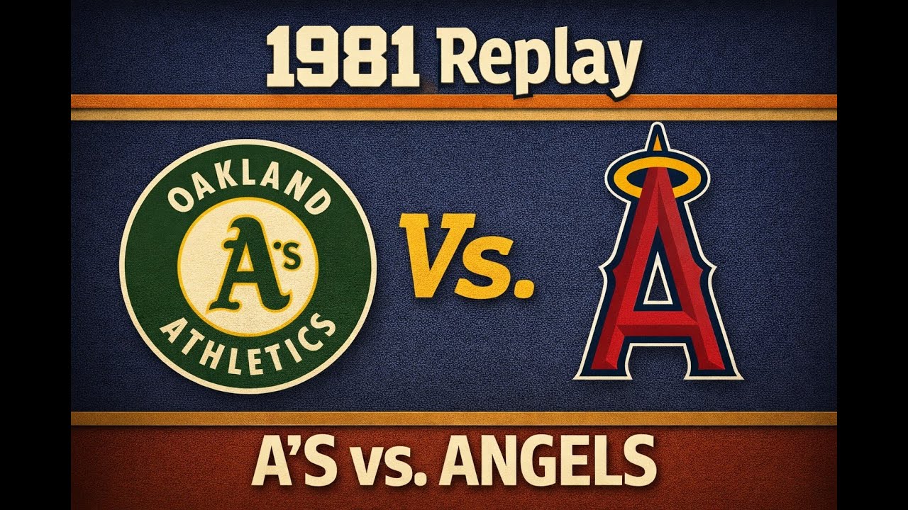 ASN Presents  1981 Statis Pro Advanced with Digital Diamond  A s vs Angels