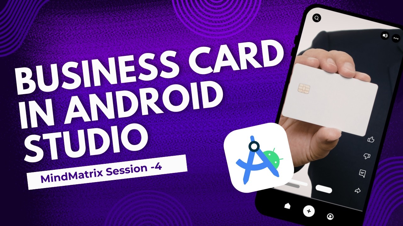Build a Business Card App in Jetpack Compose | Android Studio Tutorial for MindMatrix Students