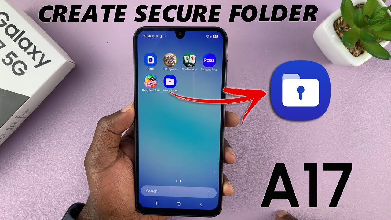 Samsung Galaxy A17 5G: как настроить защищенную папку