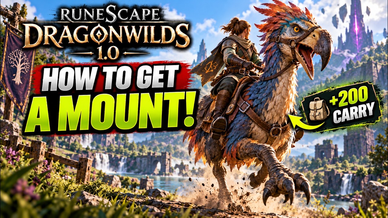 How to Get a Mount FAST in RuneScape Dragonwilds 1.0