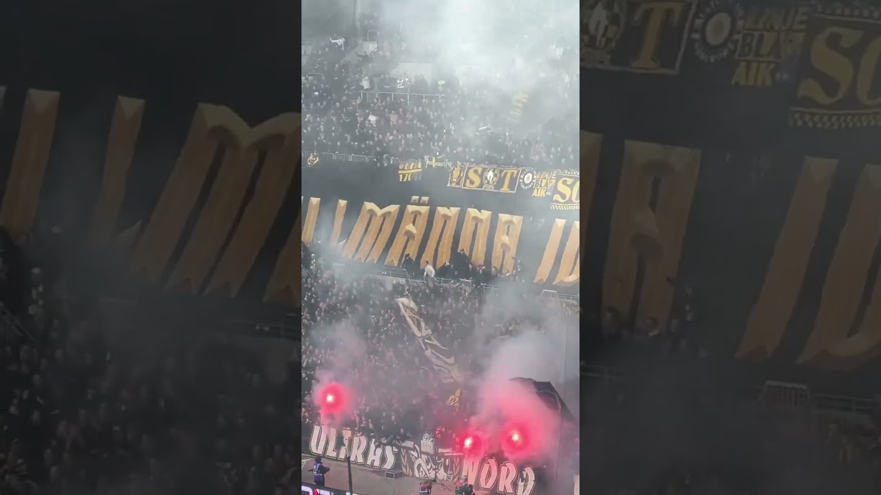 Djurg&aring;rdens IF - AIK #NorraSt&aring; #AIKSolna #gnaget #aikfotboll #ultras #AIK #difaik (04.05.25)