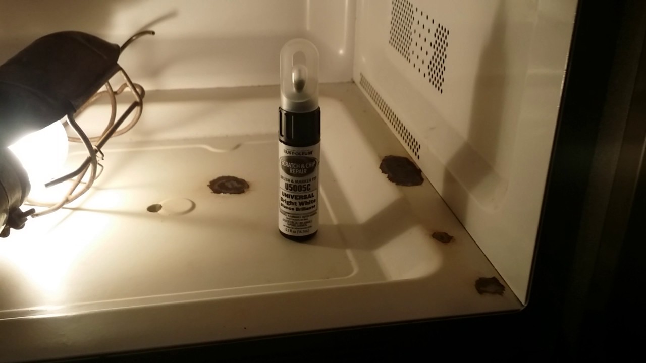 Microwave rust damage repair