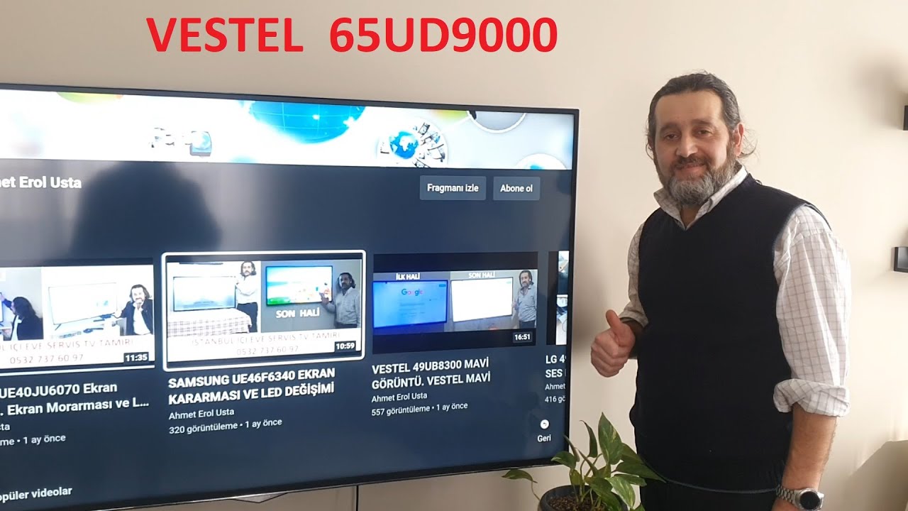 VESTEL 65UD9000 EKRAN KARARMASI, 65UD9000 LED DEĞİŞİMİ. Ahmet Usta 0532 737 60 97