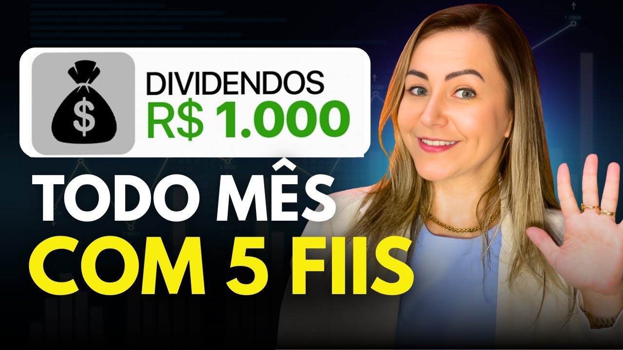 RECEBA R$1.000 TODO MÊS COM APENAS 5 FUNDOS IMOBILIÁRIOS [Não precisa inventar moda]