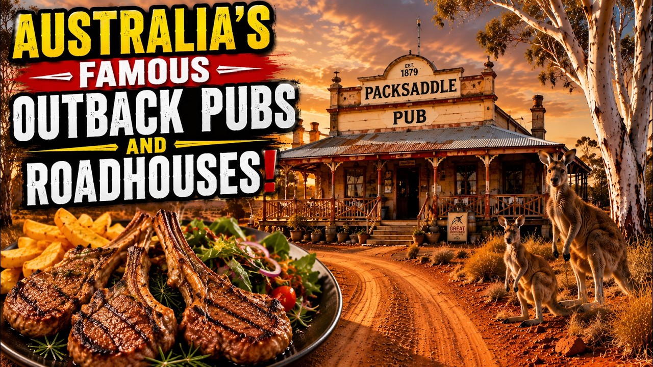 I Ate at the Coolest OUTBACK PUBS in AUSTRALIA! This Is What Real Outback ROADHOUSE FOOD Looks Like!