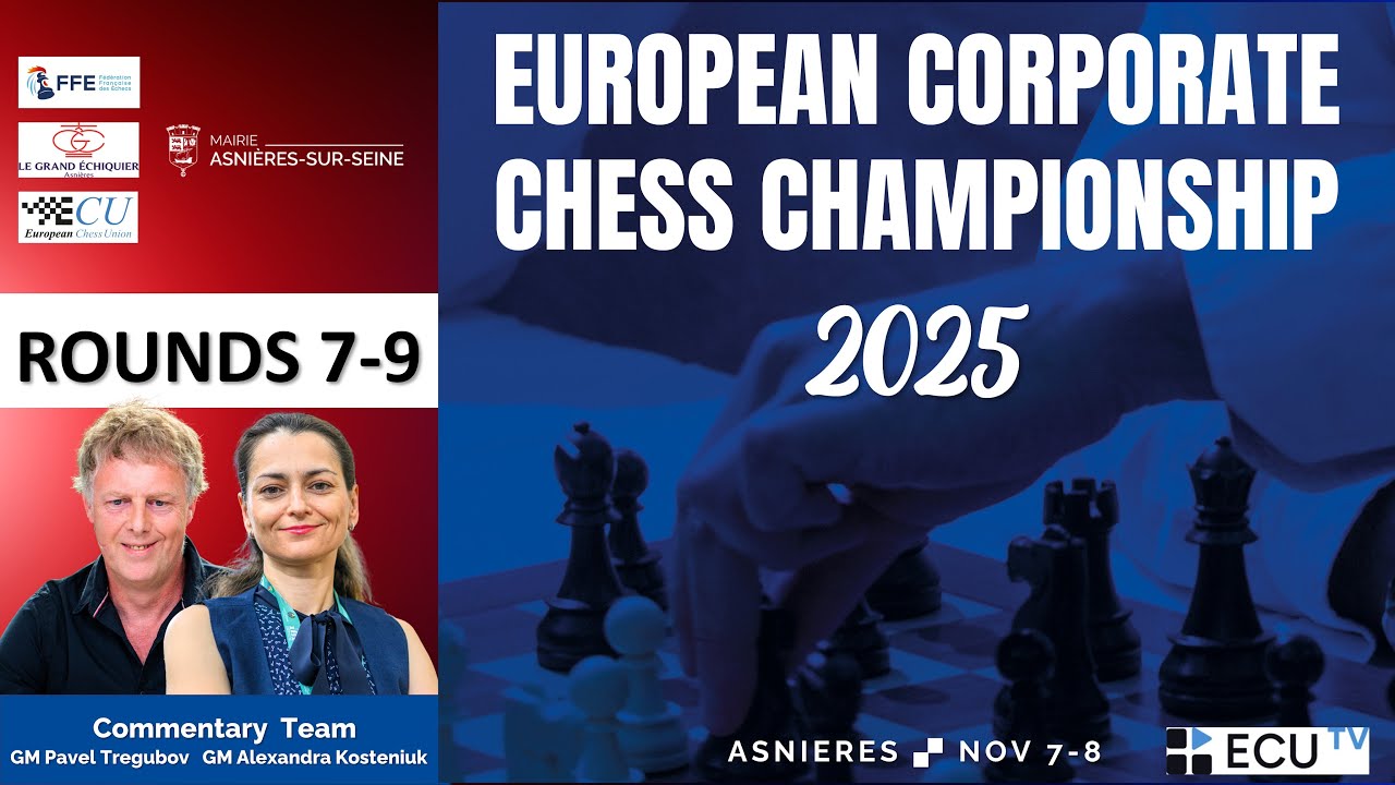 European Corporate Chess Championship 2025 | Day 2 | Rounds 7-9